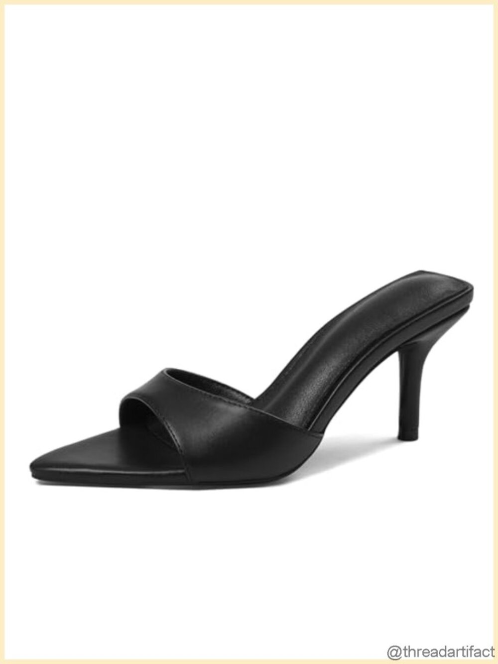 Kitten Heels Mules Peep Toe Slingback Slip On Heeled Sandals for Women